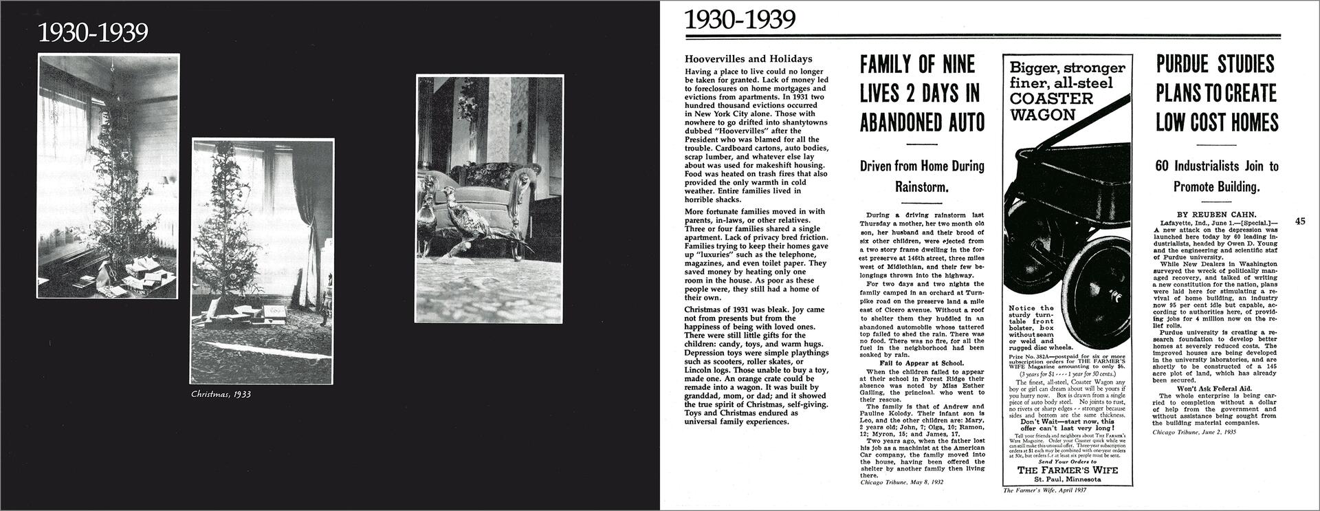 20D-03c_Living History 1925-1950 Spread 2_John Dylong