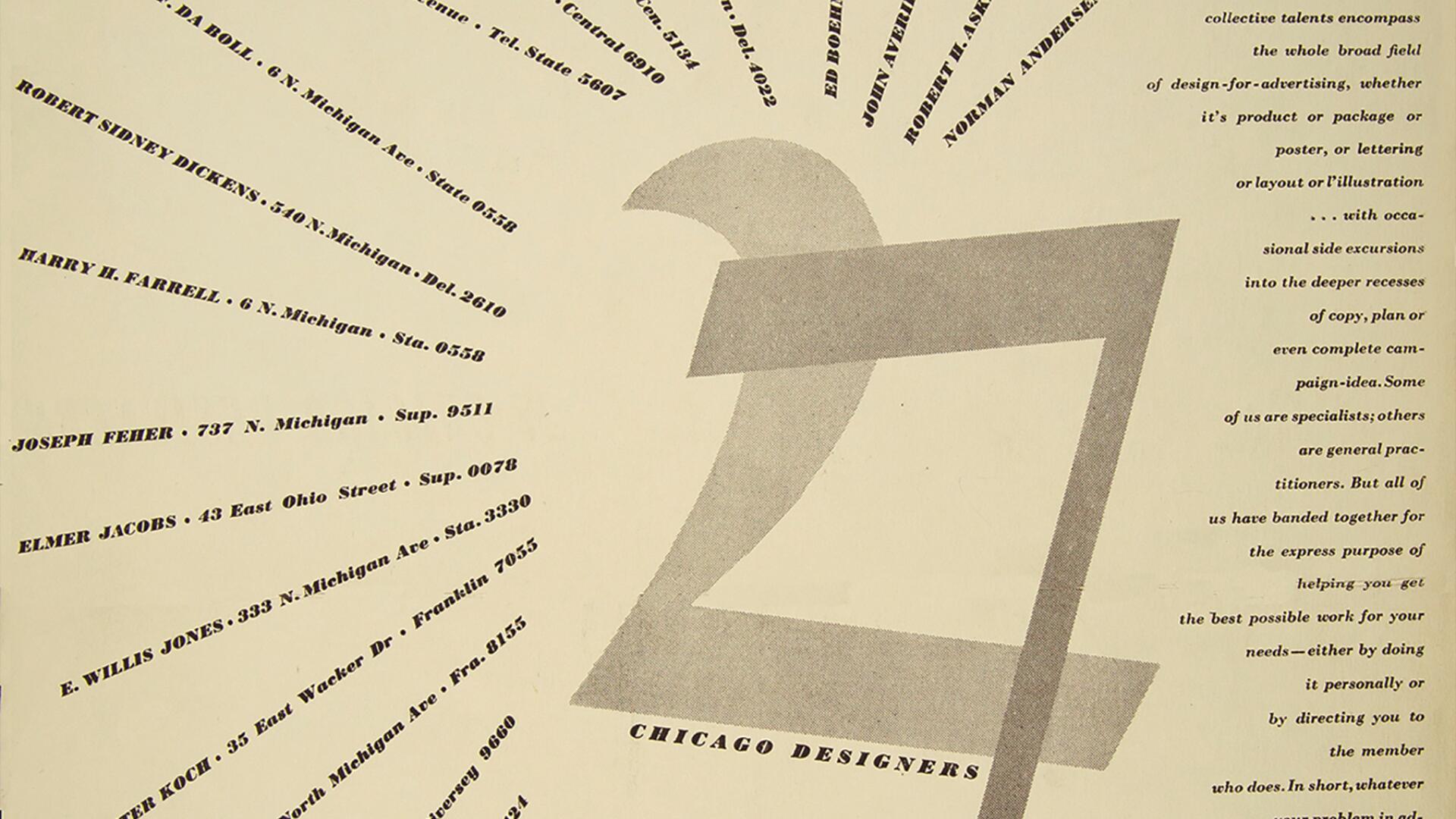 Selling Design: 27 Chicago Designers 1936–1991 - opening image
