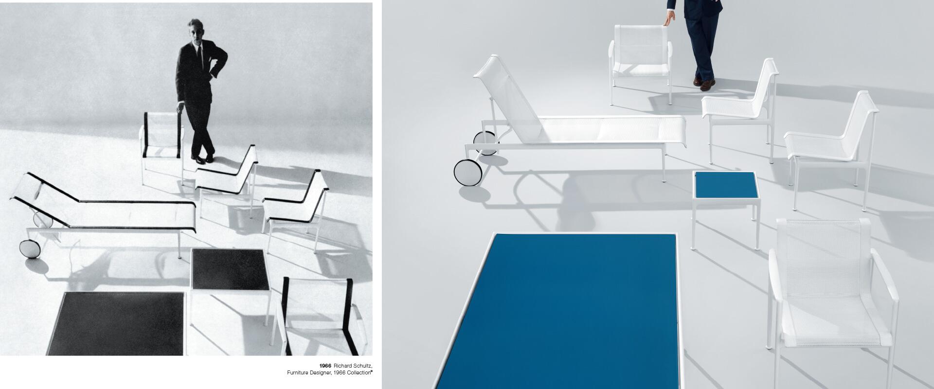 16C-105_Modern always: Knoll 75th Anniversary (with Richard Schultz in 1966 and 2013)_50,000ft