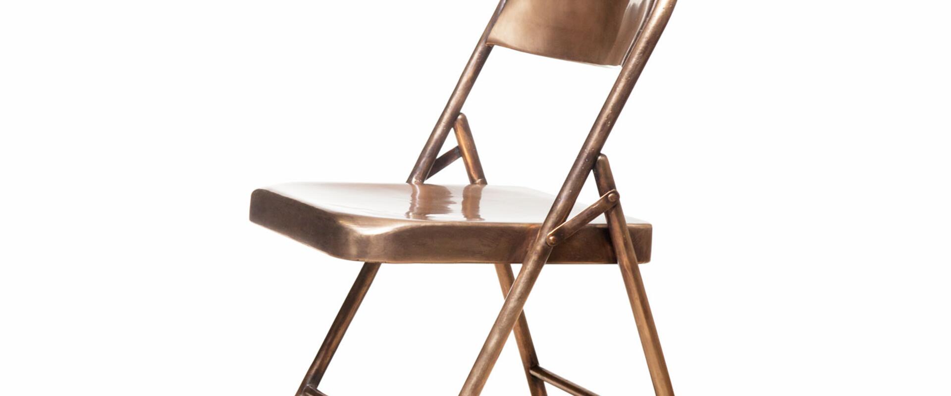 16C-204_UnFolding Chair - Limited edition solid bronze chair_Ben Stagl/Bo Rodda/Jason Gillette/Kuan Wen Chiu/Max Davis