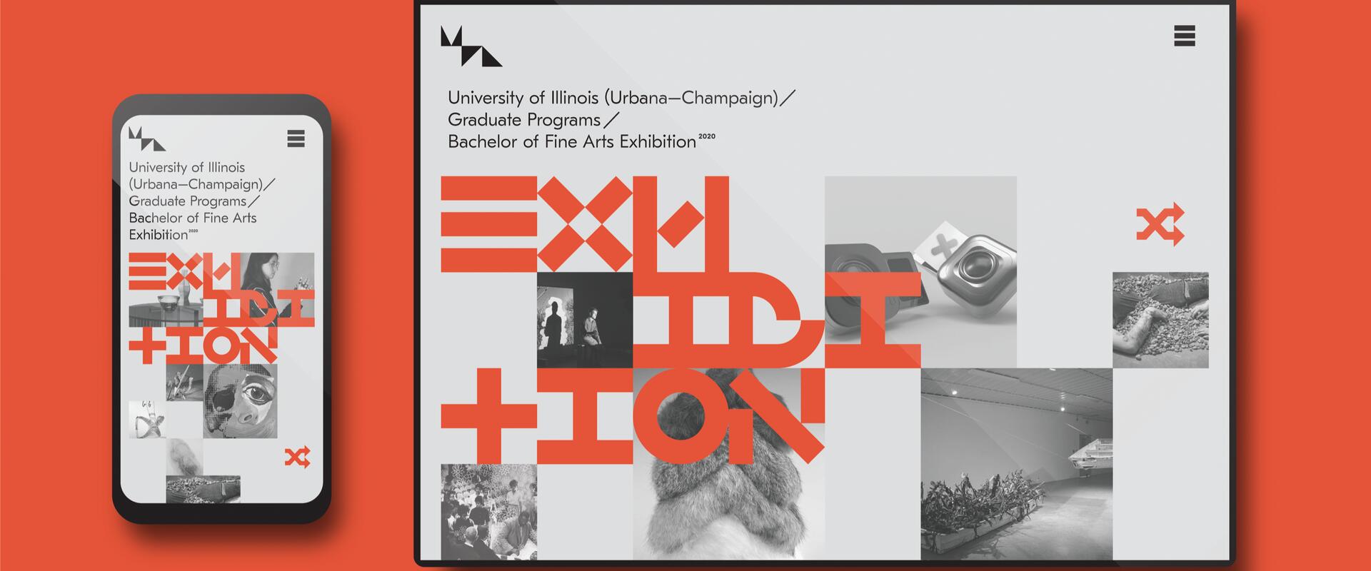 21B-03D_University of Illinois School of Art + Design 2020 MFA Program Identity_JP Ramirez/Andrew Reaume