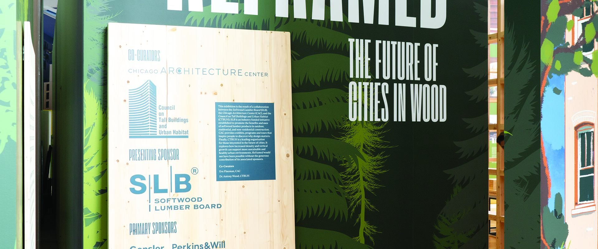 23B-14a_ReFramed: The Future of Cities in Wood Exhibition Design_	Bud Rodecker/Alyssa Arnesen/Marisa Cruz