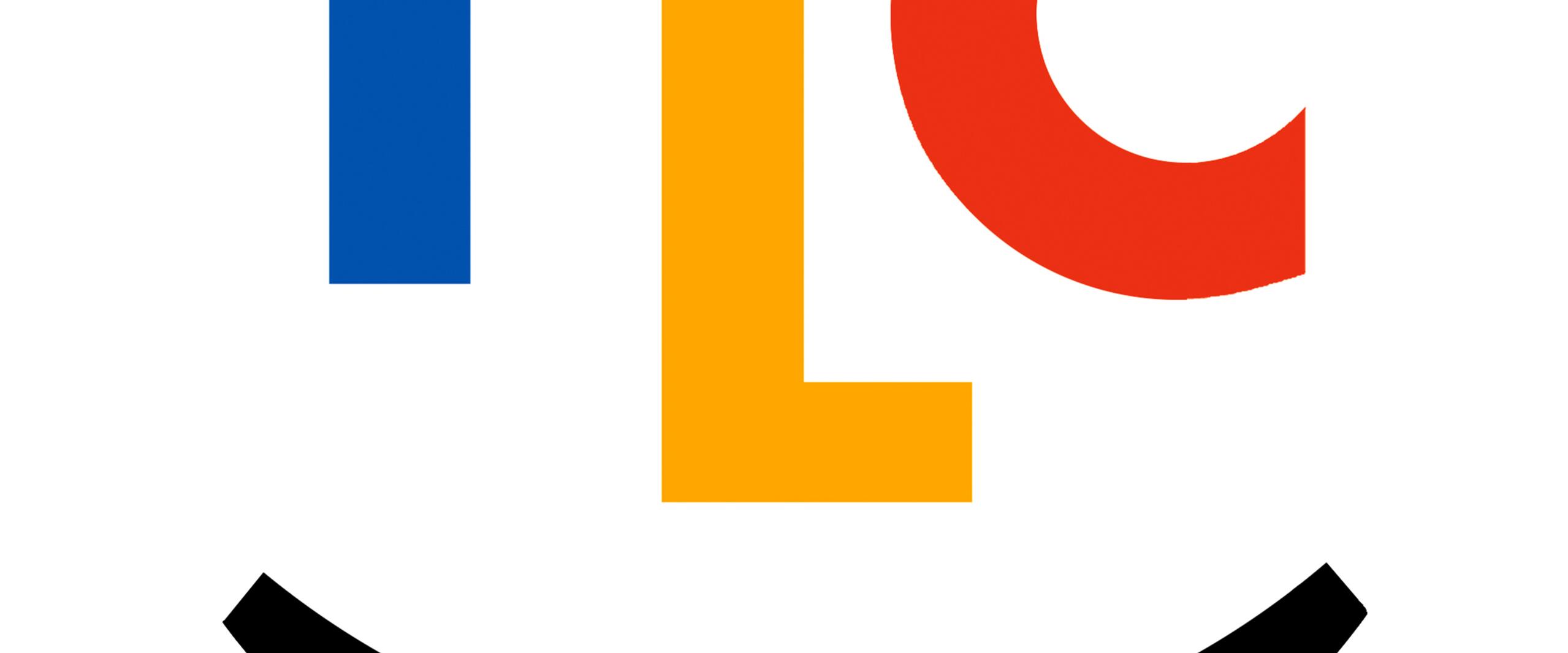 TLC logo with blue "T", orange "L", red "C", and a black curved line resembling a smile underneath.