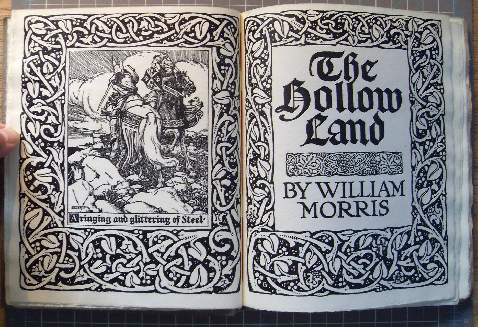 19A-183_The Hollow Land book design_Frederic W. Goudy