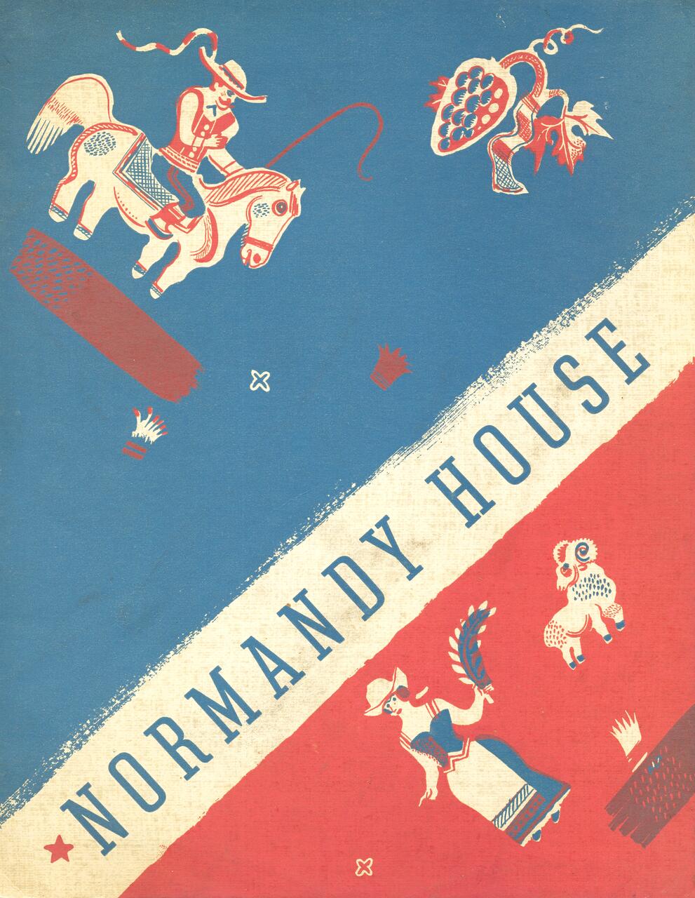 21B-15_Normandy House Menu Cover_Edgar Miller