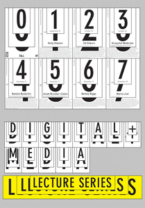 "Digital Media Lecture Series" Poster