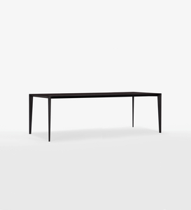 16C-177_Shadow Dining Table - Precision milled aluminum dining table_Holly Hunt