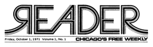 19A-121_Chicago Reader Masthead/Logo_Bob McCamant