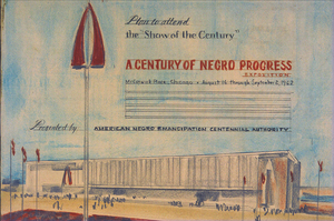 19B-27_A Century of Negro Progress Display Ad Sketch_Eugene Winslow