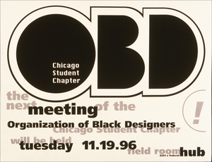 19B-29_Organization of Black Designers Meeting Invitation_Unkonwn Designer_Margolin Collection