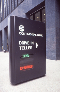 19B-38_Continental Bank Drive-In Teller Sign_Andre´ Richardson King