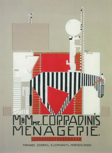 19C-19_M & Mme Corradinini's Menagerie Poster: Orpheum Theater_Alfonso Ianelli