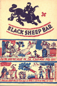 21B-16_Black Sheep Bar Menu Cover_Edgar Miller