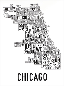 20B-38_Chicago Typographic Neighborhood Map Poster_Jenny Beorkrem