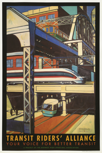 22A-39_Transit Riders’ Poster_Mitch Markovitz